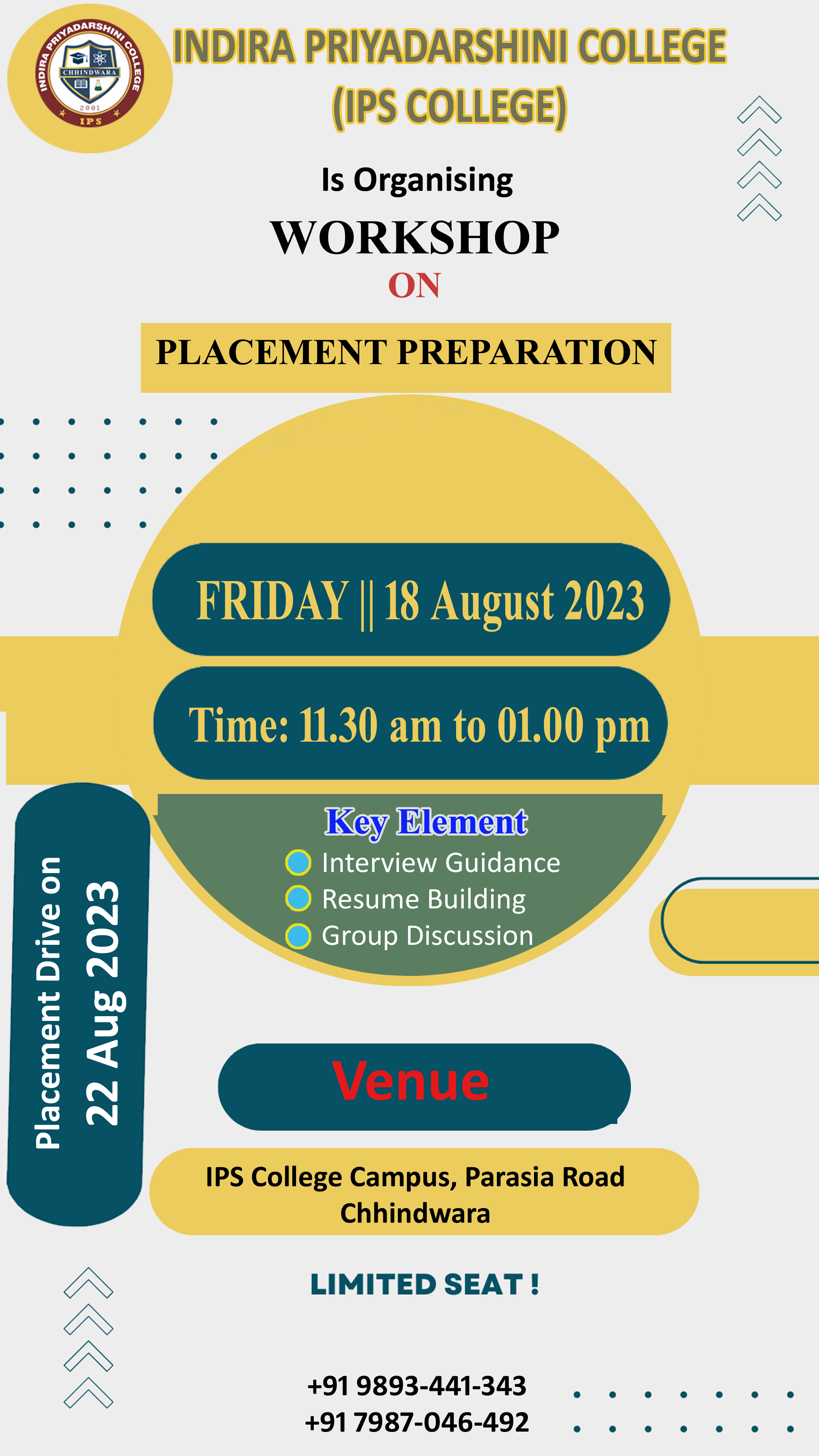 Workshop  On  Placement Preparation (18-08-2023)